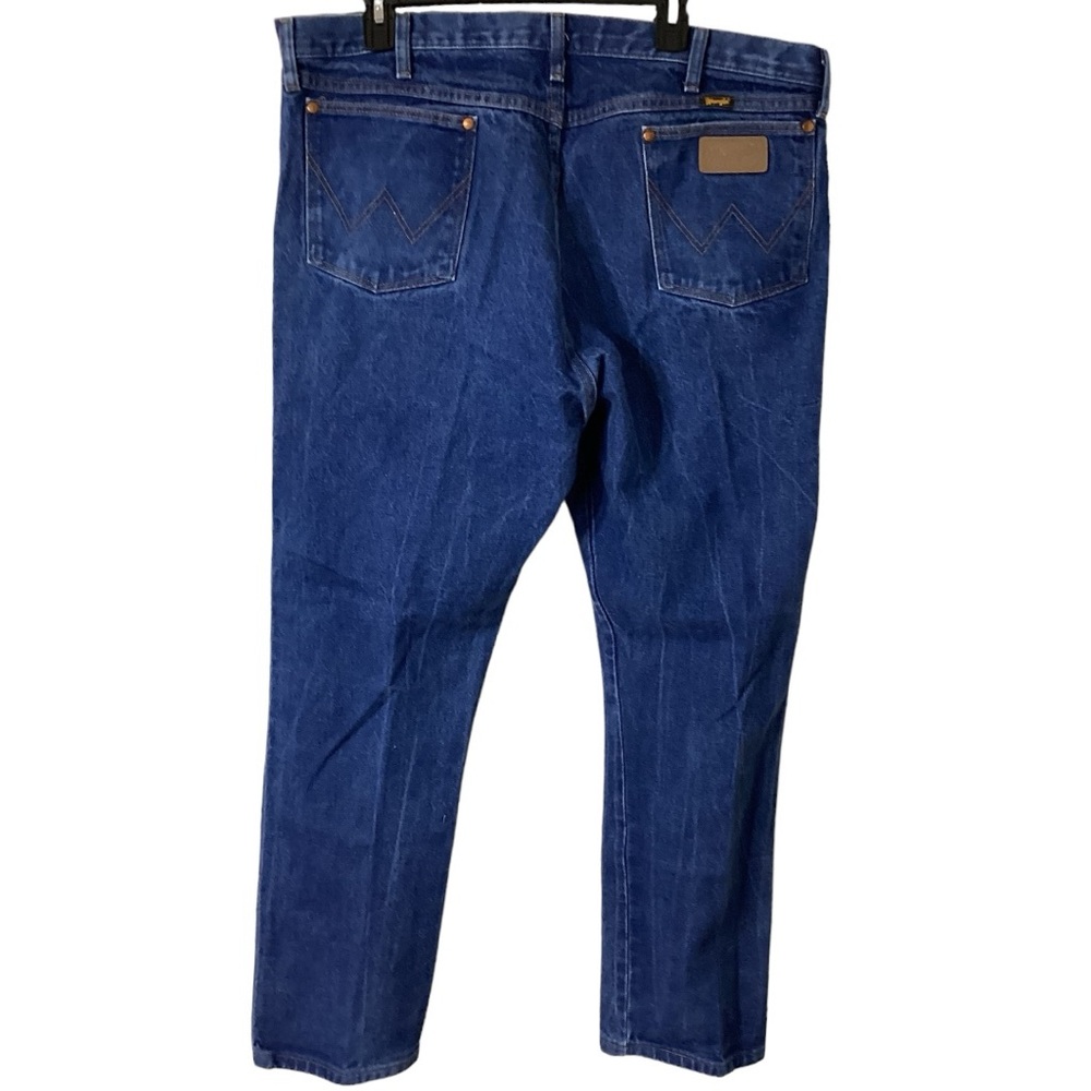Vintage Wrangler Cowboy Cut Straight Leg‎ Blue Denim Jeans - Men's Size 42 X 32
